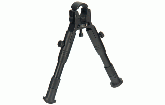 Сошки Leapers для установки на ствол оружия TL-BP-08S-A (регулируемые, усиленные) высота от 22 до 26см
