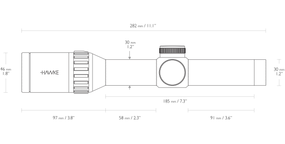 Оптический прицел Hawke Endurance 30 WA 1-4×24 L4A Dot (16300)